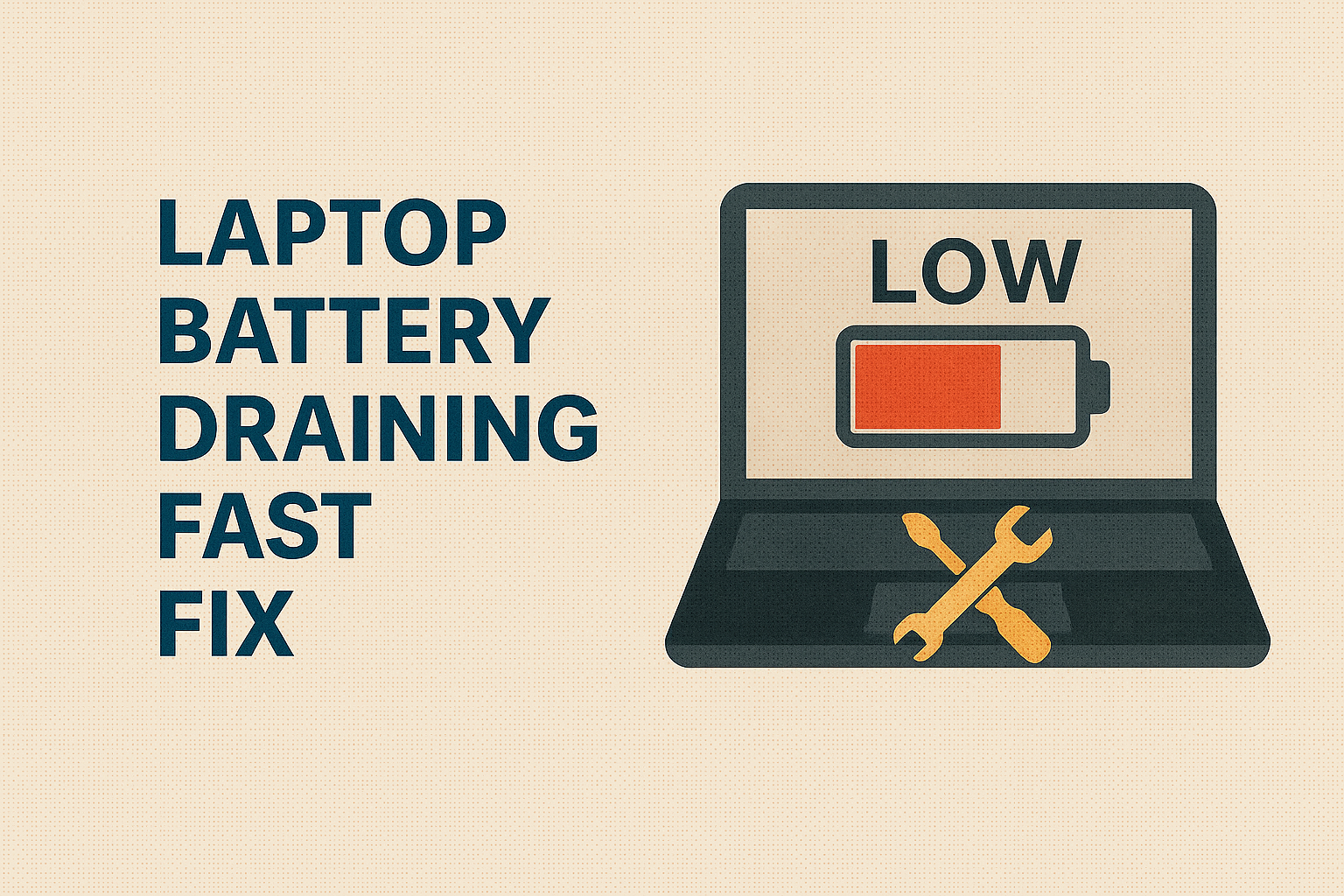 Laptop Battery Draining Fast Fix