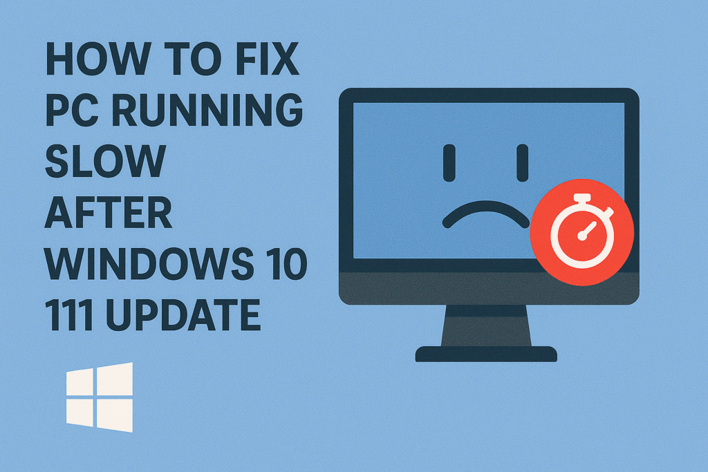 Fix PC Running Slow