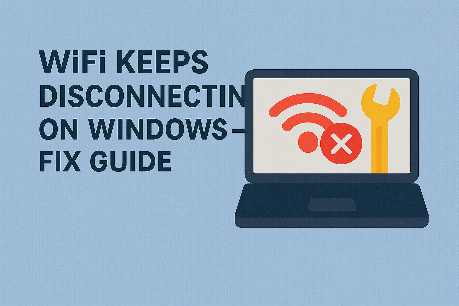 WiFi Keeps Disconnecting on Windows – Fix Guide