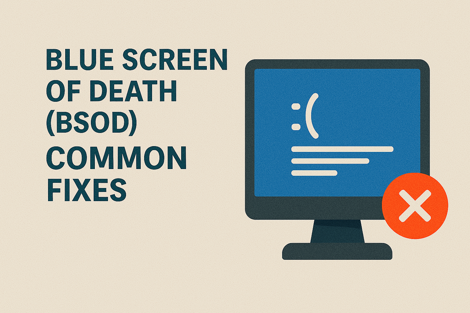 Blue Screen of Death (BSOD) Common Fixes